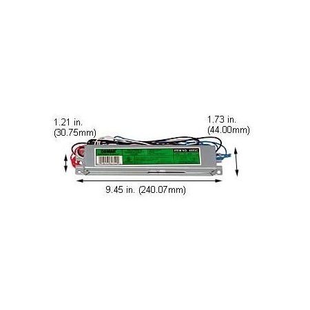 Fluorescent Ballast, Replacement For Motorola, M2-In-T8-8Ft-A-277